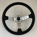 tiypeor Universal Cars Racing Car Racing Steering Wheels PU 14 inch Drifting Sport Steering Wheel